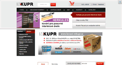 Desktop Screenshot of kovani-mkupr.cz